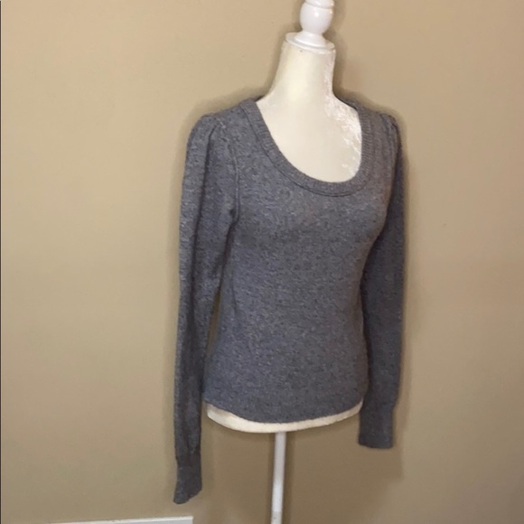 Free People crew neck wool blend grey Sweater - Picture 2 of 9
